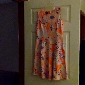 NWT Talbots Small Petite Fit and Flare Floral Vacation Sun Dress